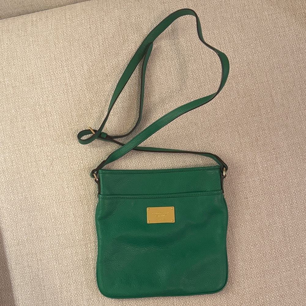 Green Leather Crossbody Bag